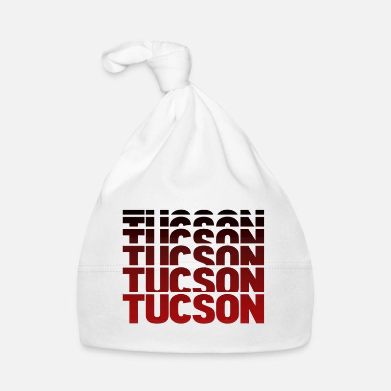 Tucson Schriftzug Gradient Poster Baby Bio-Mütze