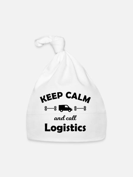 Les meilleurs logisticiens - Bonnet bio Bébé - blanc - Devant