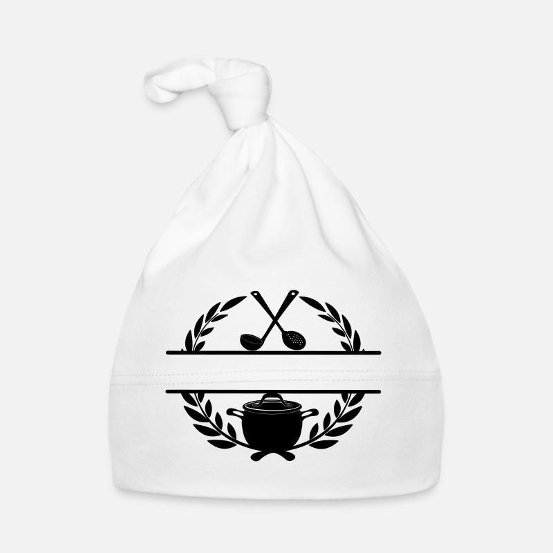 Lorbeerkranz-Restaurant-Logo Baby Bio-Mütze