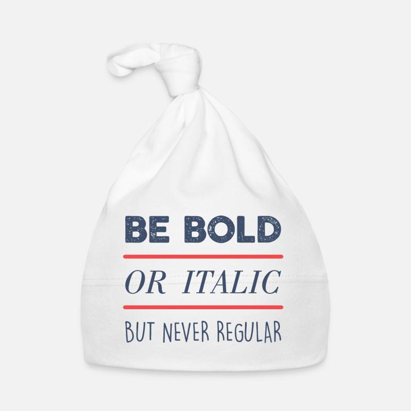 Sei mutig Baby Bio-Mütze