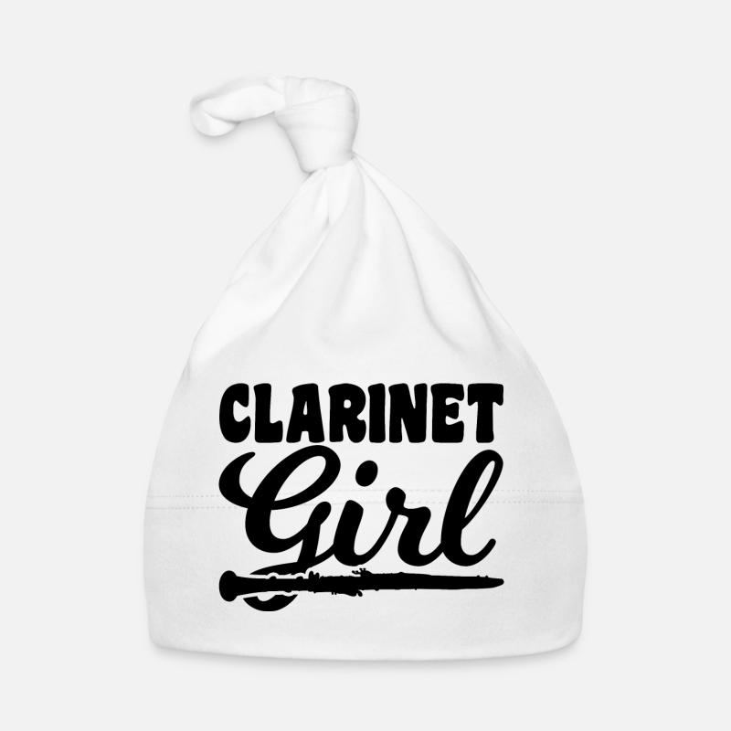 Klarinetten Mädchen Baby Bio-Mütze