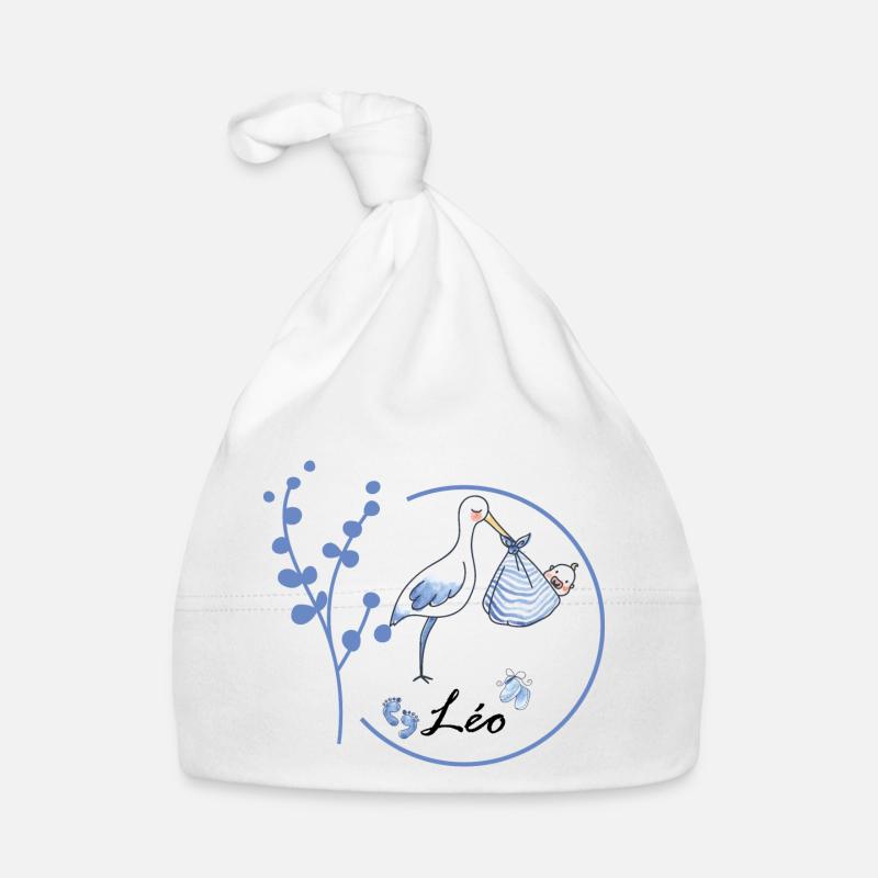 Leo, Baby's name Organic Baby Cap