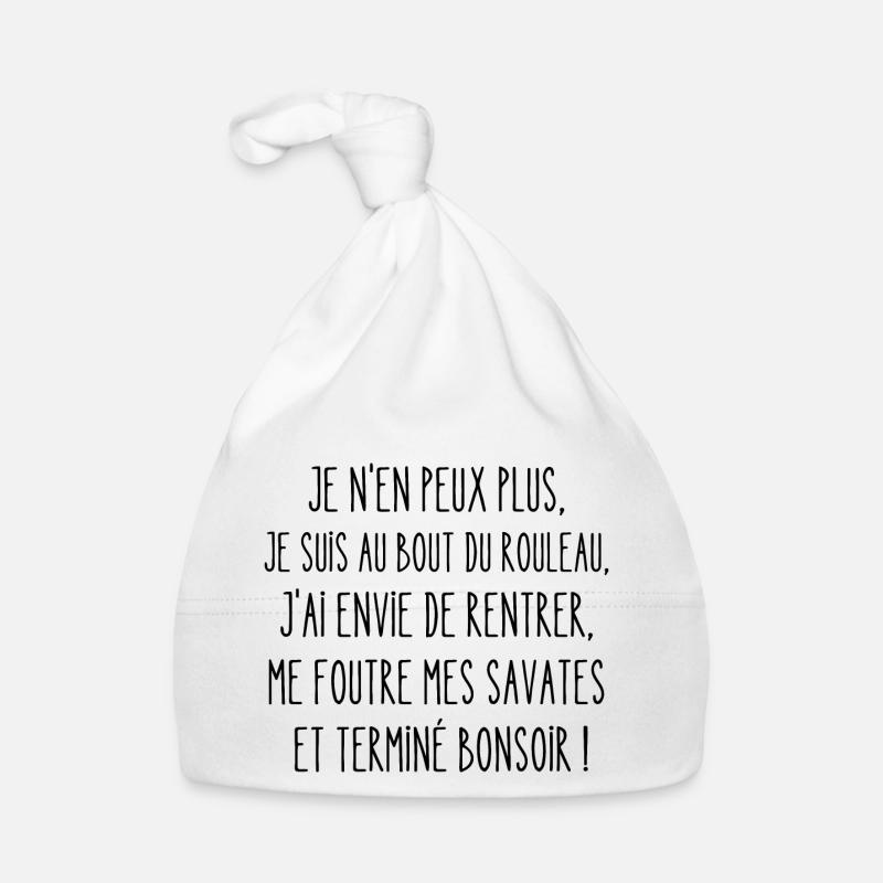 terminé bonsoir Bonnet bio Bébé