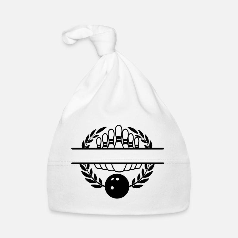 Bannière couronne de laurier bowling Bonnet bio Bébé