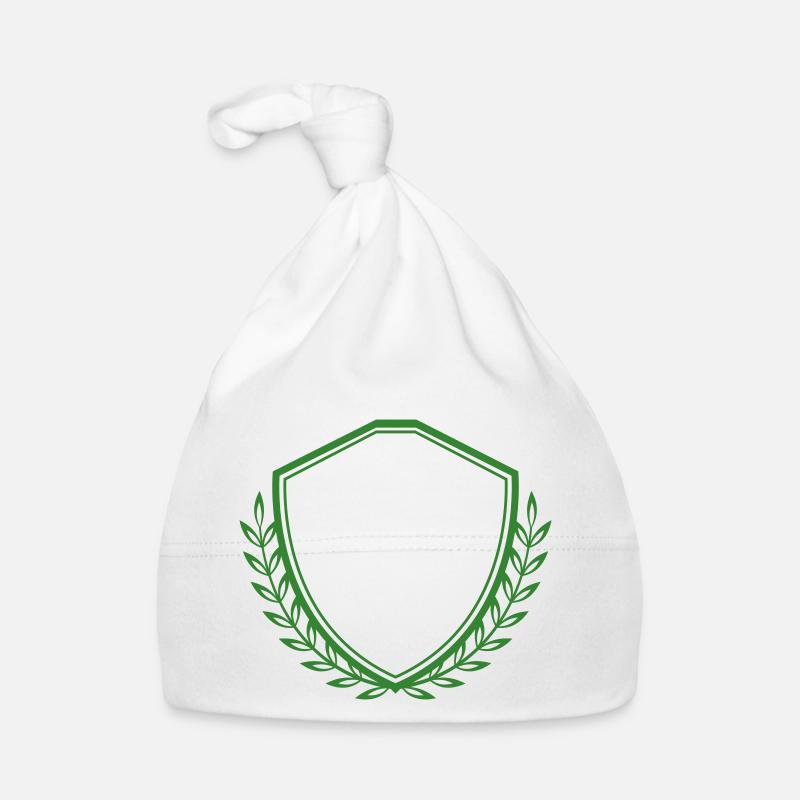 Crest Emblem Organic Baby Cap