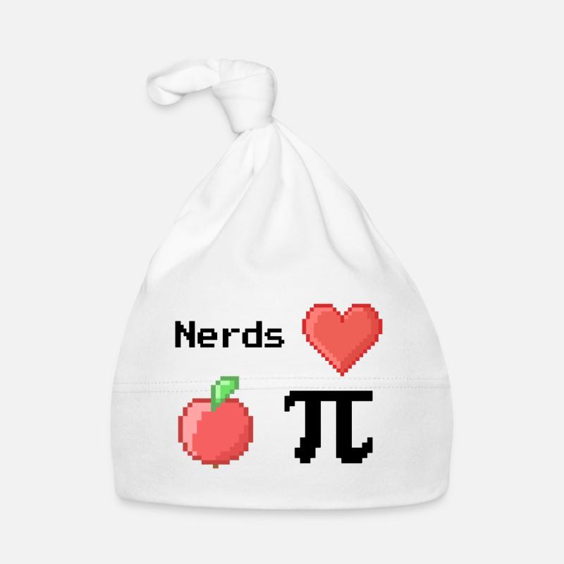 Nerds Love Apple Pi Pi Sayings Math S Pixel Organic Baby Cap