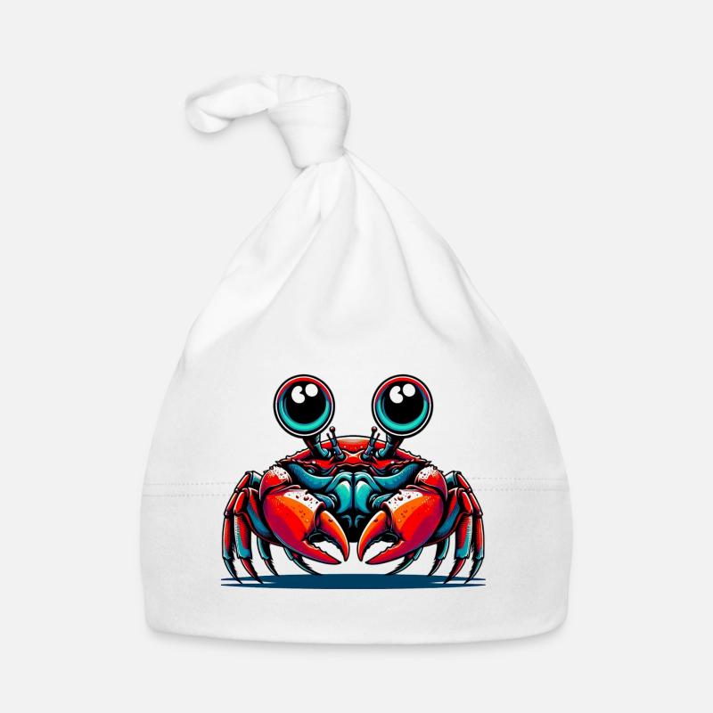 Krabbe Babyhue af økologisk bomuld