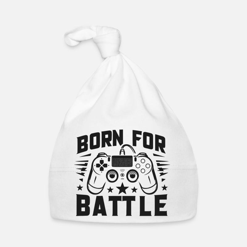 Né pour le combat Bonnet bio Bébé