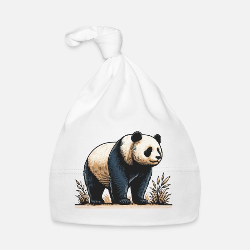 Panda Baby Bio-Mütze