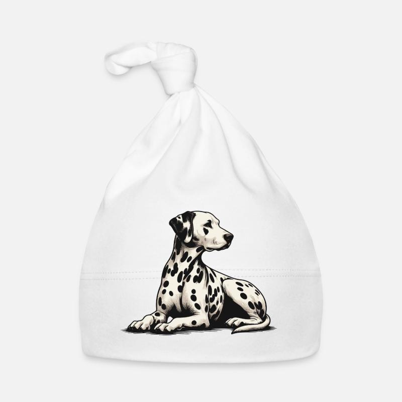 Dalmatiner Baby Bio-Mütze