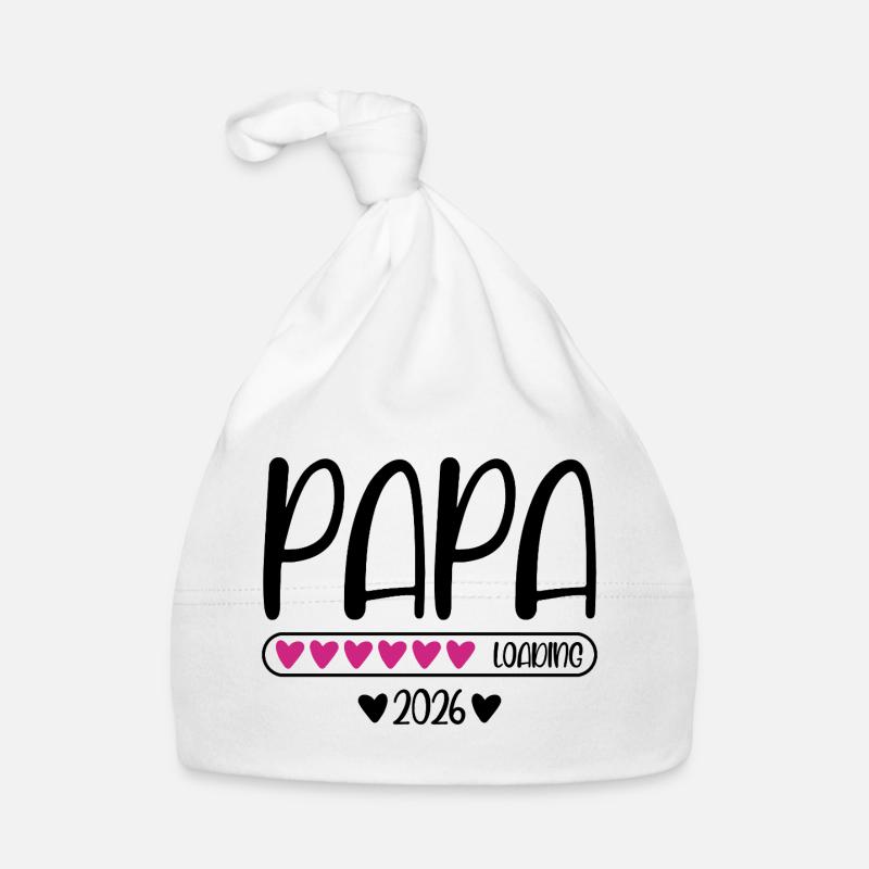 Papa 2026 loading Baby Bio-Mütze
