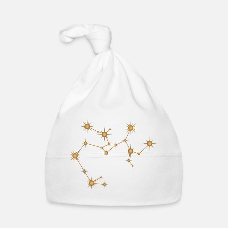 Constellation d’étoiles Sagittaire Signe de naissance Bonnet bio Bébé