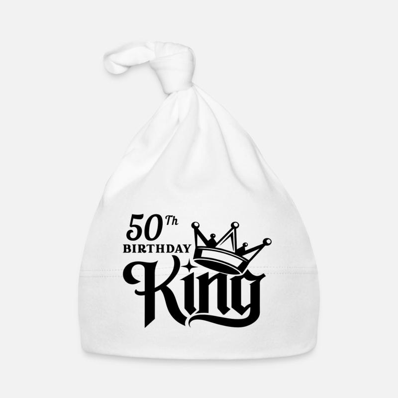 Roi du 50e anniversaire Bonnet bio Bébé