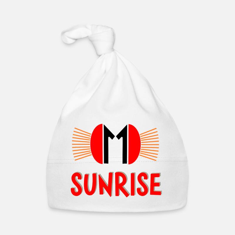Conception du logo Sunrise Bold Bonnet bio Bébé