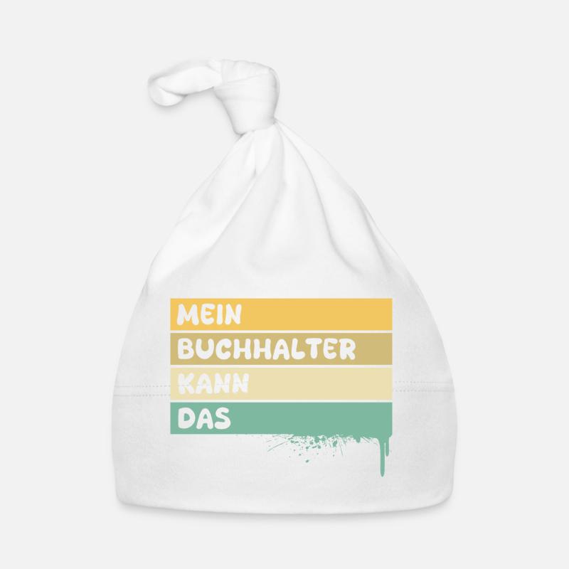 Beruf Buchhalter Baby Bio-Mütze