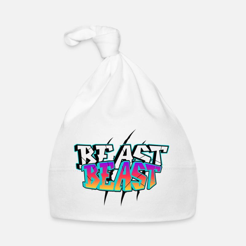 BEAST Graffiti Design Bonnet bio Bébé