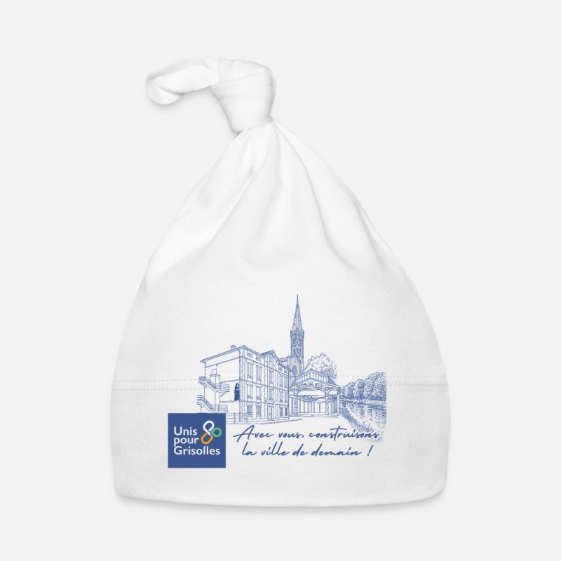 tshirt_unispourgrisolles Baby Bio-Mütze