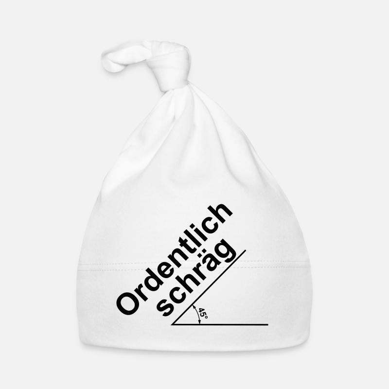 Ordentlich schraeg Baby Bio-Mütze