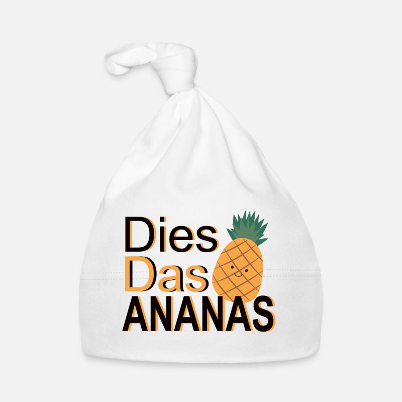 This The Pineapple – Pun Organic Baby Cap