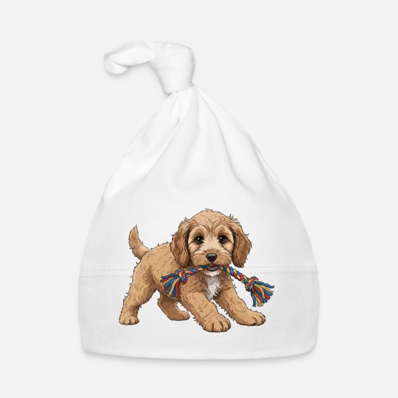 Cockapoo-Welpe Baby Bio-Mütze