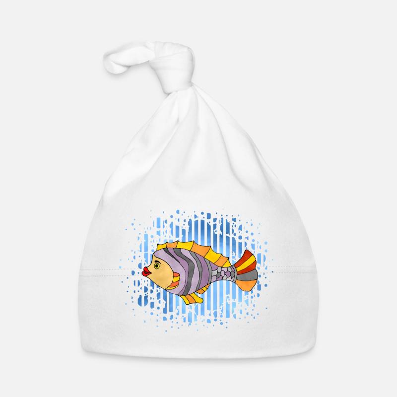 fish Organic Baby Cap