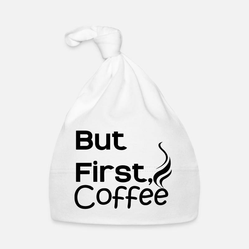 but first coffee Organic Baby Cap