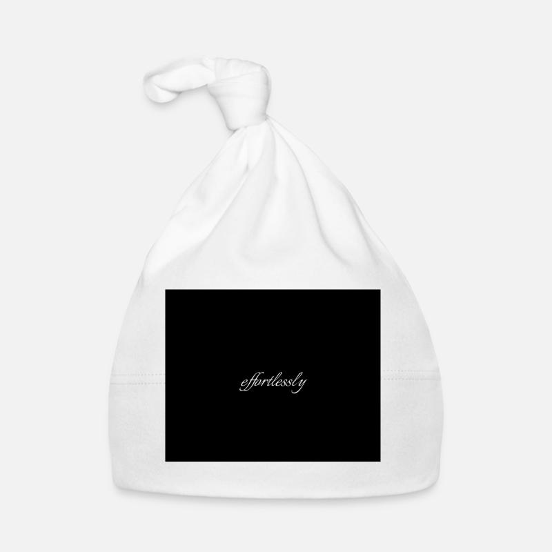 Effortlessly Elegant Script Typografie Baby Bio-Mütze