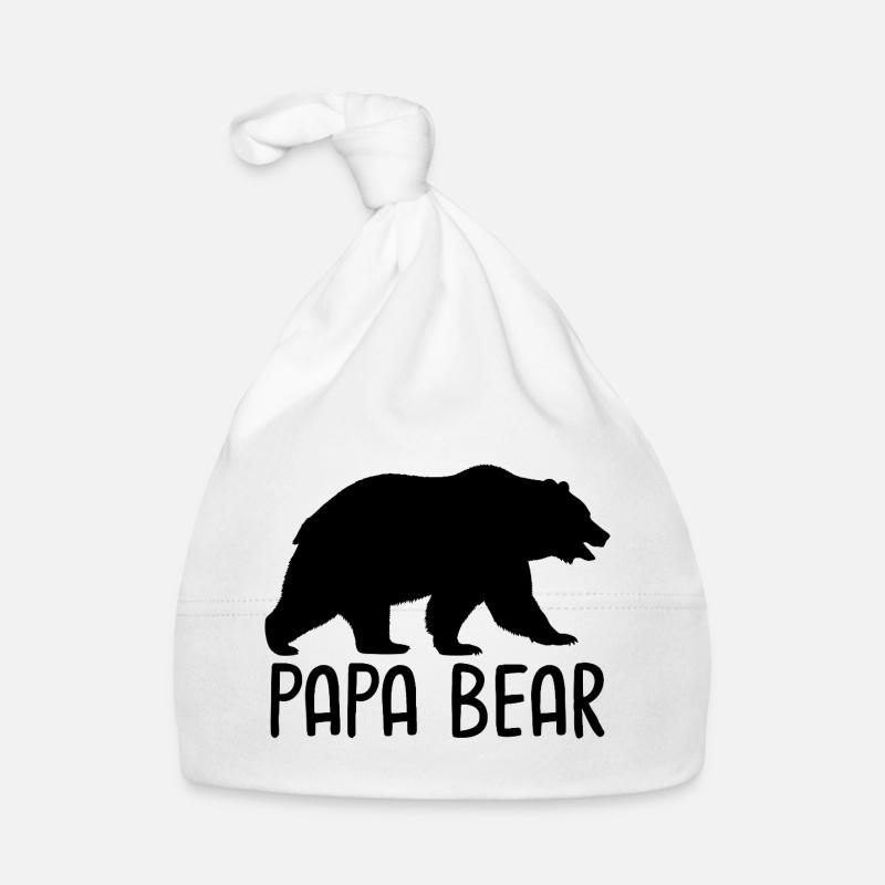 Papa Ours Bonnet bio Bébé