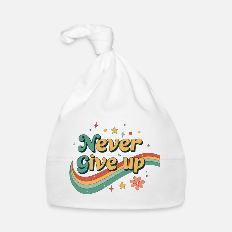 Regenbogen-Retro-Ausdauer Baby Bio-Mütze