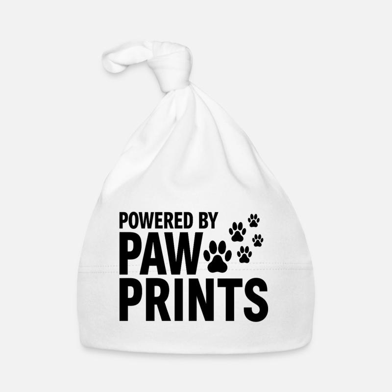 Propulsé par Paw Prints Déclaration d’amour pour chien Bonnet bio Bébé