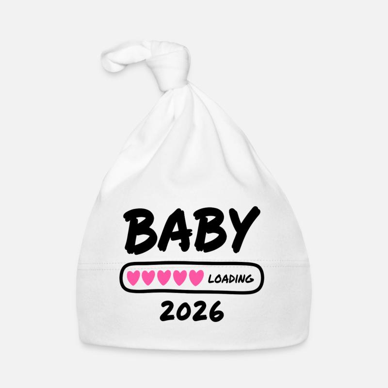 Baby Loading 2026 Schwangerschaft Eltern Baby Bio-Mütze