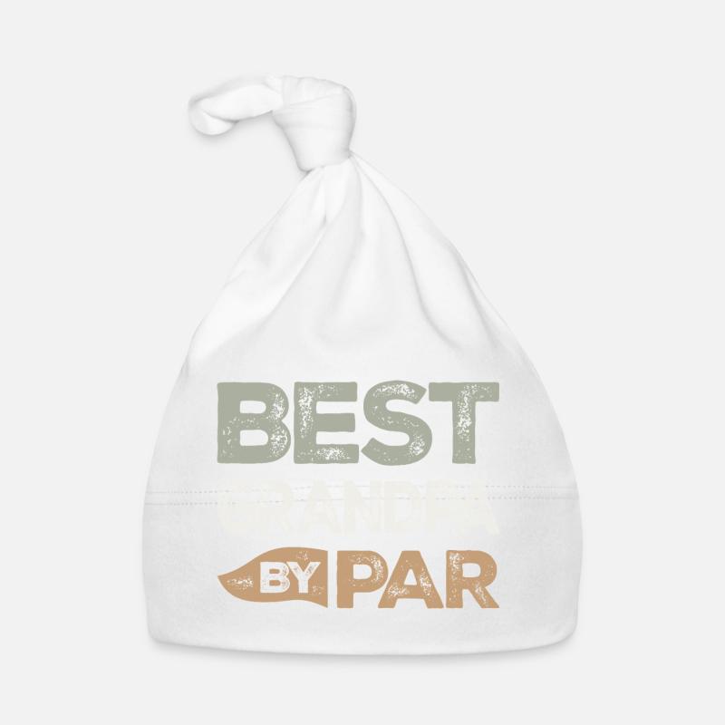 Bester Opa nach Par. Lustiger Golf Opa-Spruch Baby Bio-Mütze