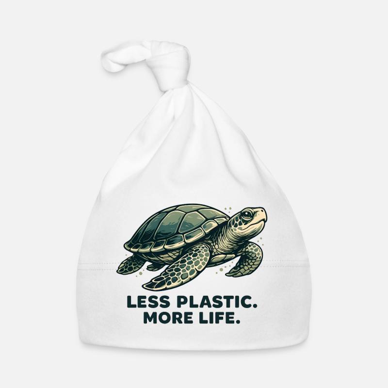 Moins de plastique, plus de vie : design de tortues Bonnet bio Bébé