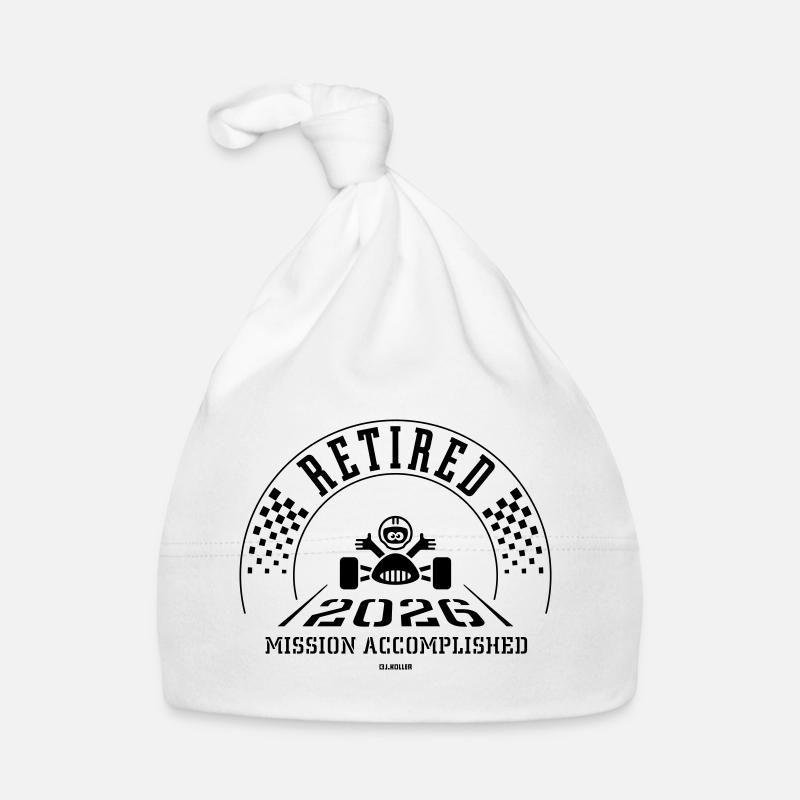 Retired 2026 – Mission Accomplished (Retiree / B) Organic Baby Cap