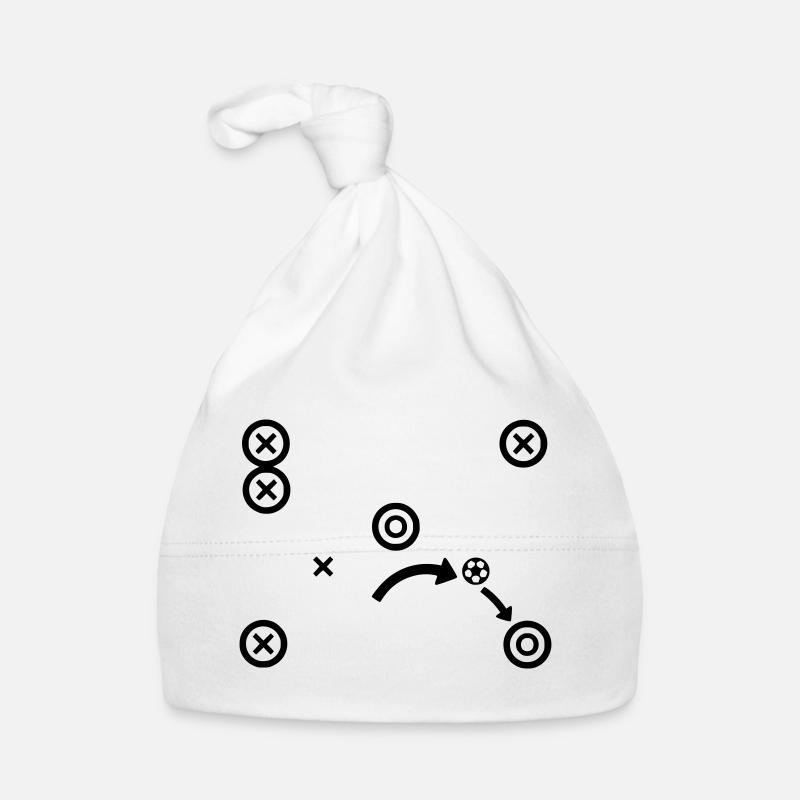 Soccer Tactics Coach Strategy Vector Organic Baby Cap