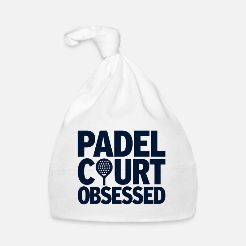 Passion obsédée par le padel court pour les athlètes Bonnet bio Bébé