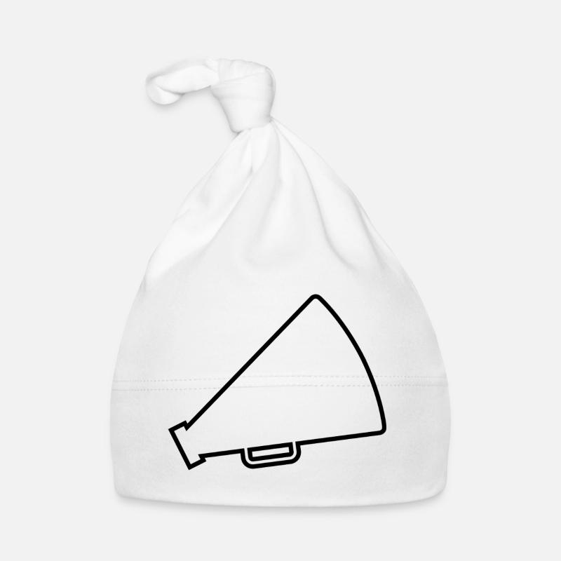 Megaphone Cheerleader Organic Baby Cap