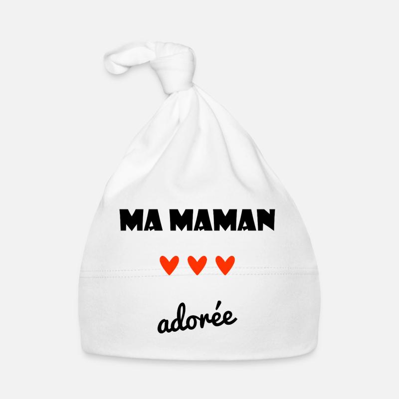 MAMA LIEBTE ES. MAMA. MUTTERTAG. ALLES GUTE ZUM GEBURTSTAG Baby Bio-Mütze