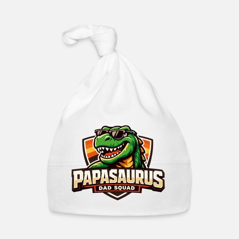 Papasaurus Dad Squad : Drôle de Papa Dino Bonnet bio Bébé