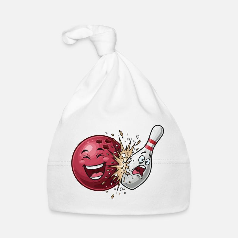 Bullet Cracker: Bowling Clash Organic Baby Cap