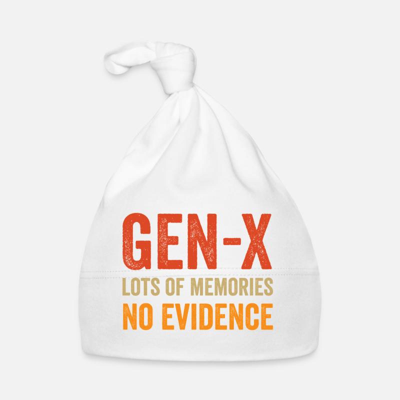 Génération X - beaucoup de souvenirs. Aucune preuve. Bonnet bio Bébé