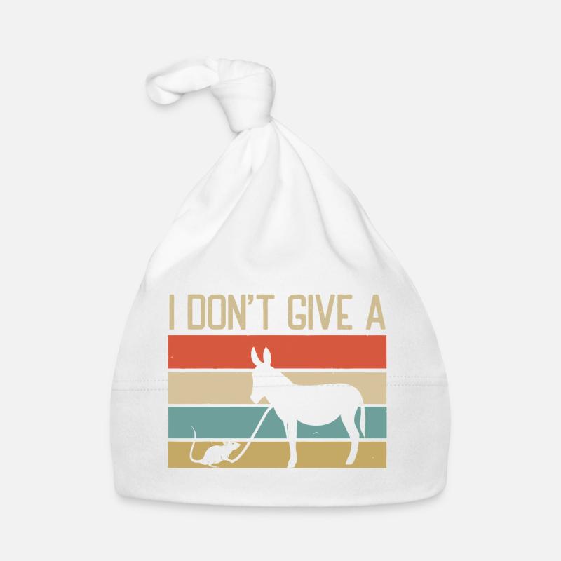 I Don't Give a Hoof Organic Baby Cap