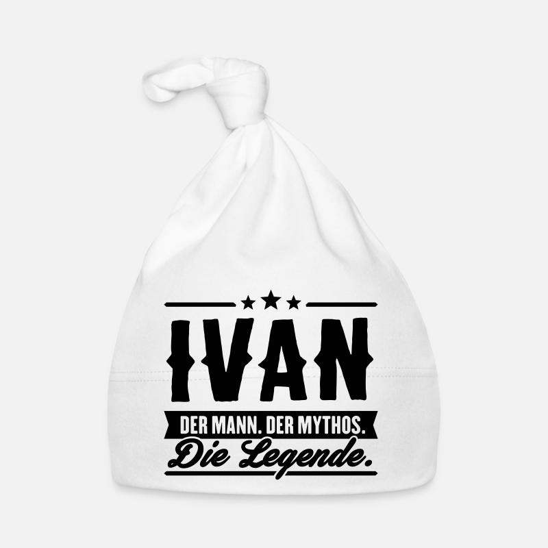 Man Myth Legend Ivan Organic Baby Cap