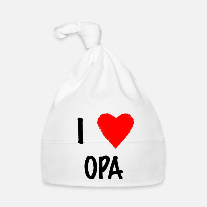 J'aime OPA - Bonnet bio Bébé - blanc