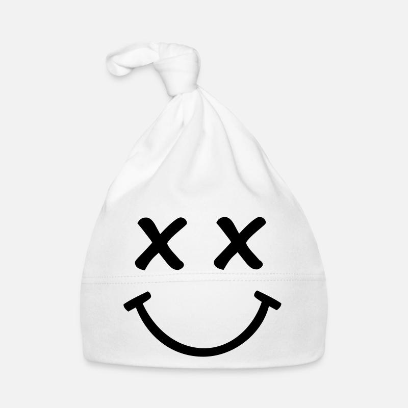 Smiley Organic Baby Cap
