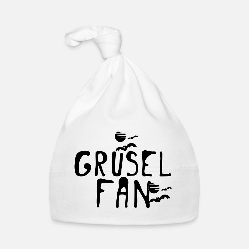 Grusel Fan Halloween Herbst Fun Spruch Geschenk Baby Bio-Mütze