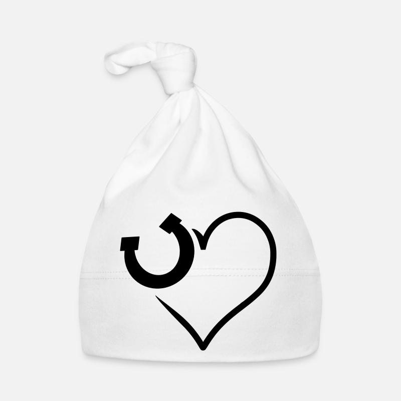 hoefijzer Bio-muts voor baby's