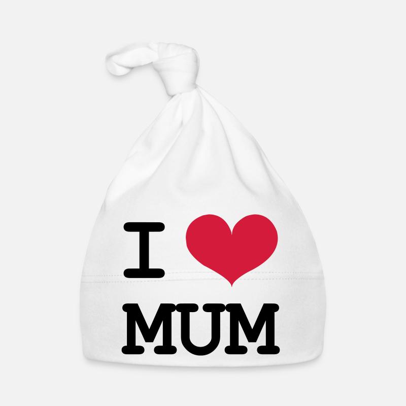 I Love Mum Organic Baby Cap