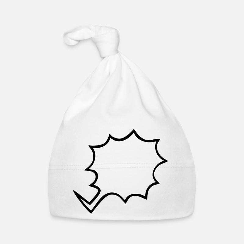 Sprechblase Baby Bio-Mütze