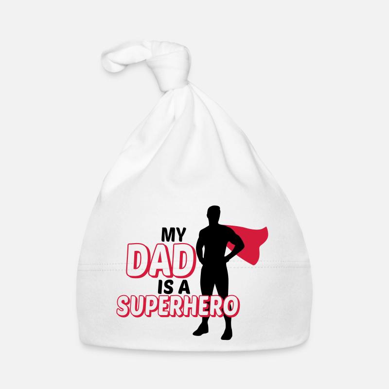 My Dad is a Superhero -Mein Vater is ein Superheld Baby Bio-Mütze
